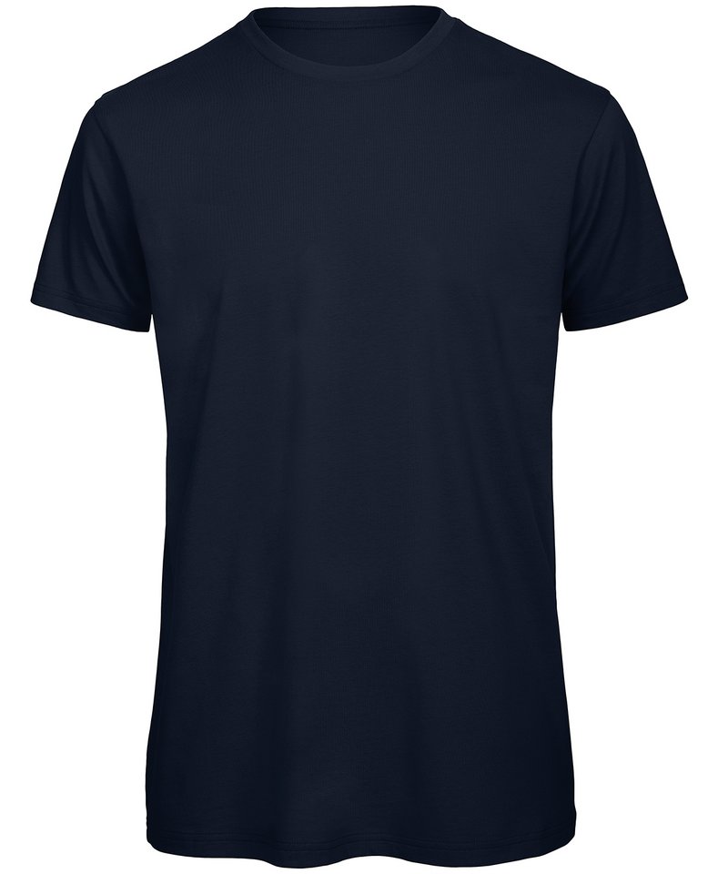 B&C Inspire T Men's in Navy by B & C Collection — Custom branded clothing by Print Press, featuring premium embroidery produced in our specialist print lab in the UK.