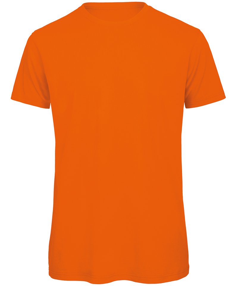 B&C Inspire T Men's in Orange by B & C Collection — Custom branded clothing by Print Press, featuring premium embroidery produced in our specialist print lab in the UK.
