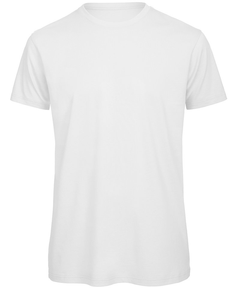 B&C Inspire T Men's in White by B & C Collection — Custom branded clothing by Print Press, featuring premium embroidery produced in our specialist print lab in the UK.