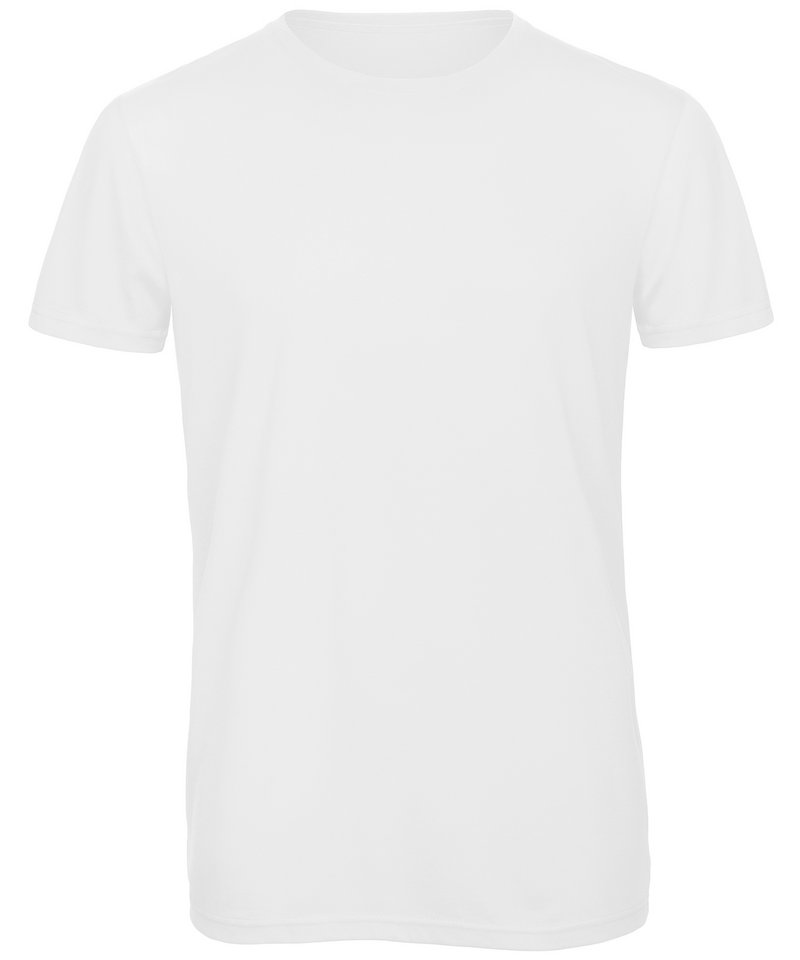 B&C Triblend Men's in White by B & C Collection — Custom branded clothing by Print Press, featuring premium embroidery produced in our specialist print lab in the UK.