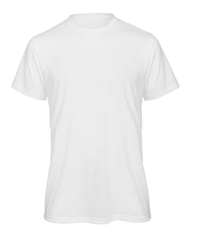 B&C Sublimation Men's in White by B & C Collection — Custom branded clothing by Print Press, featuring premium embroidery produced in our specialist print lab in the UK.