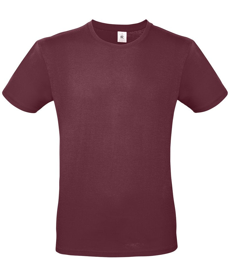 B&C E150 - (3rd Colours) in Burgundy by B & C Collection — Custom branded clothing by Print Press, featuring premium embroidery produced in our specialist print lab in the UK.