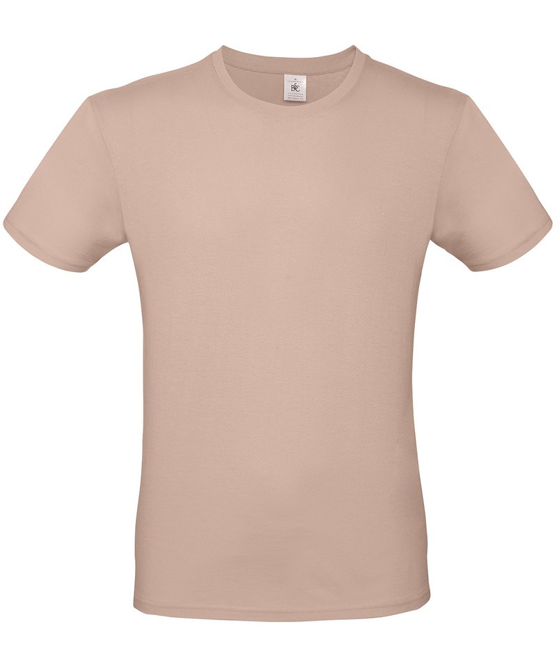 B&C E150 - (2nd Colours) in Milennial Pink by B & C Collection — Custom branded clothing by Print Press, featuring premium embroidery produced in our specialist print lab in the UK.