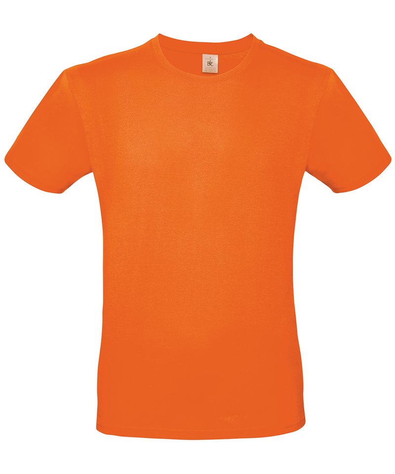 B&C E150 - (2nd Colours) in Orange by B & C Collection — Custom branded clothing by Print Press, featuring premium embroidery produced in our specialist print lab in the UK.