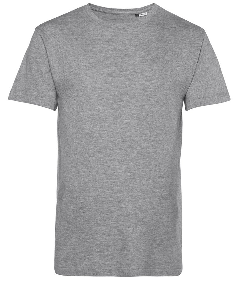 B&C Organic E150 - (2nd Colours) in Heather Grey by B & C Collection — Custom branded clothing by Print Press, featuring premium embroidery produced in our specialist print lab in the UK.