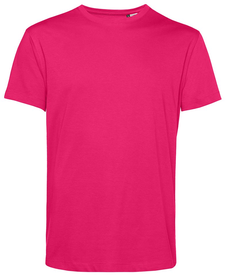 B&C Organic E150 in Magenta Pink by B & C Collection — Custom branded clothing by Print Press, featuring premium embroidery produced in our specialist print lab in the UK.