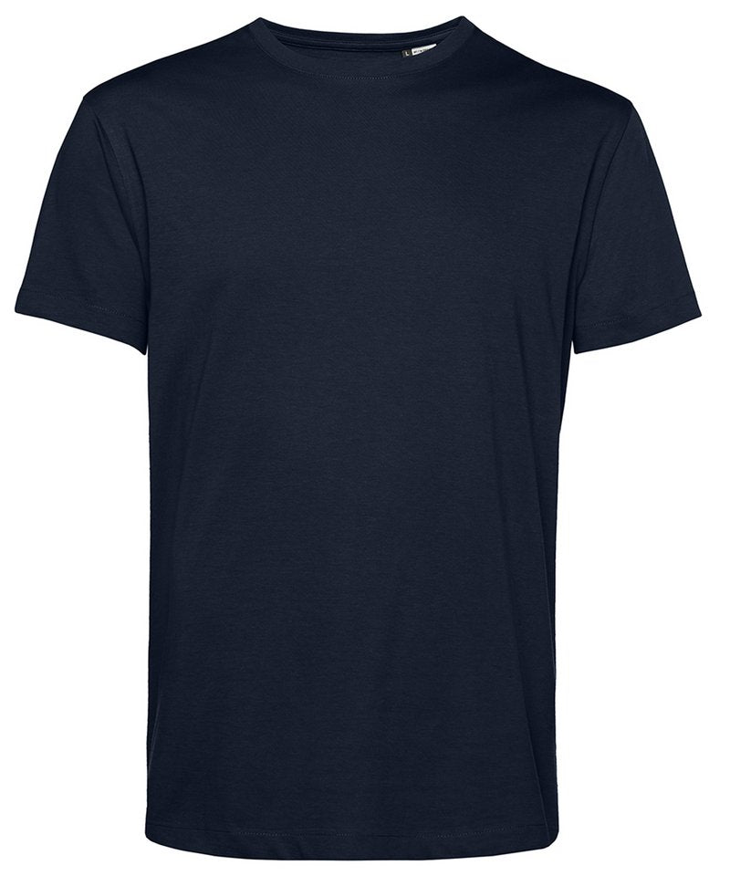 B&C Organic E150 in Navy Blue by B & C Collection — Custom branded clothing by Print Press, featuring premium embroidery produced in our specialist print lab in the UK.