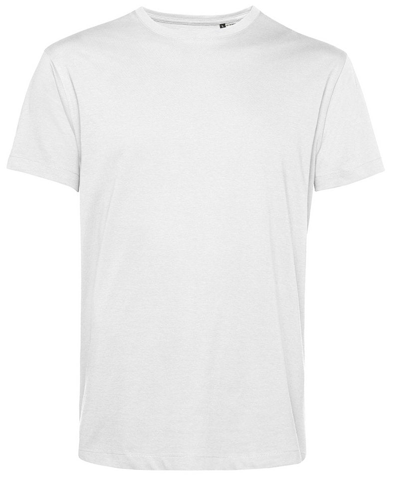 B&C Organic E150 in White by B & C Collection — Custom branded clothing by Print Press, featuring premium embroidery produced in our specialist print lab in the UK.
