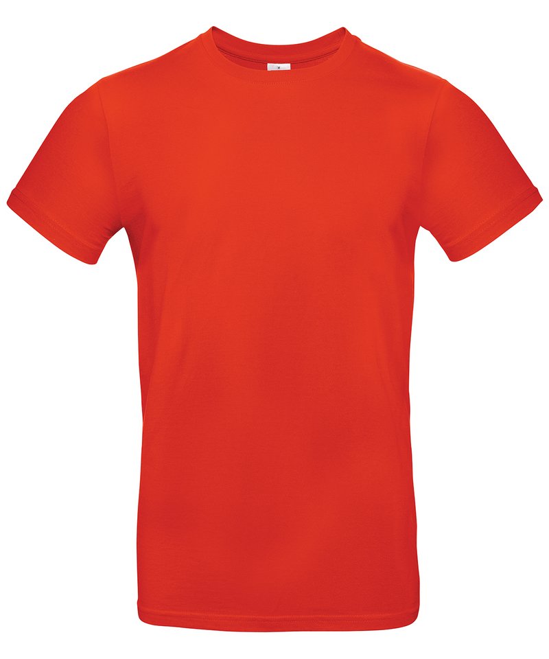 B&C E190 - (3rd Colours) in Fire Red by B & C Collection — Custom branded clothing by Print Press, featuring premium embroidery produced in our specialist print lab in the UK.