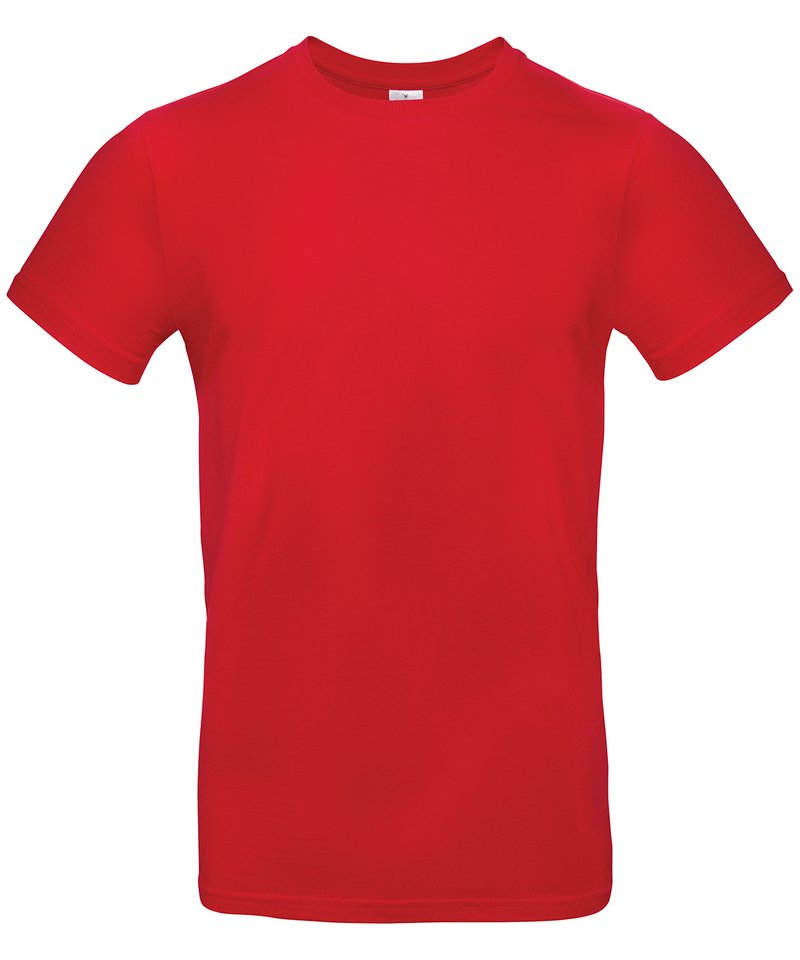 B&C E190 - (2nd Colours) in Red by B & C Collection — Custom branded clothing by Print Press, featuring premium embroidery produced in our specialist print lab in the UK.