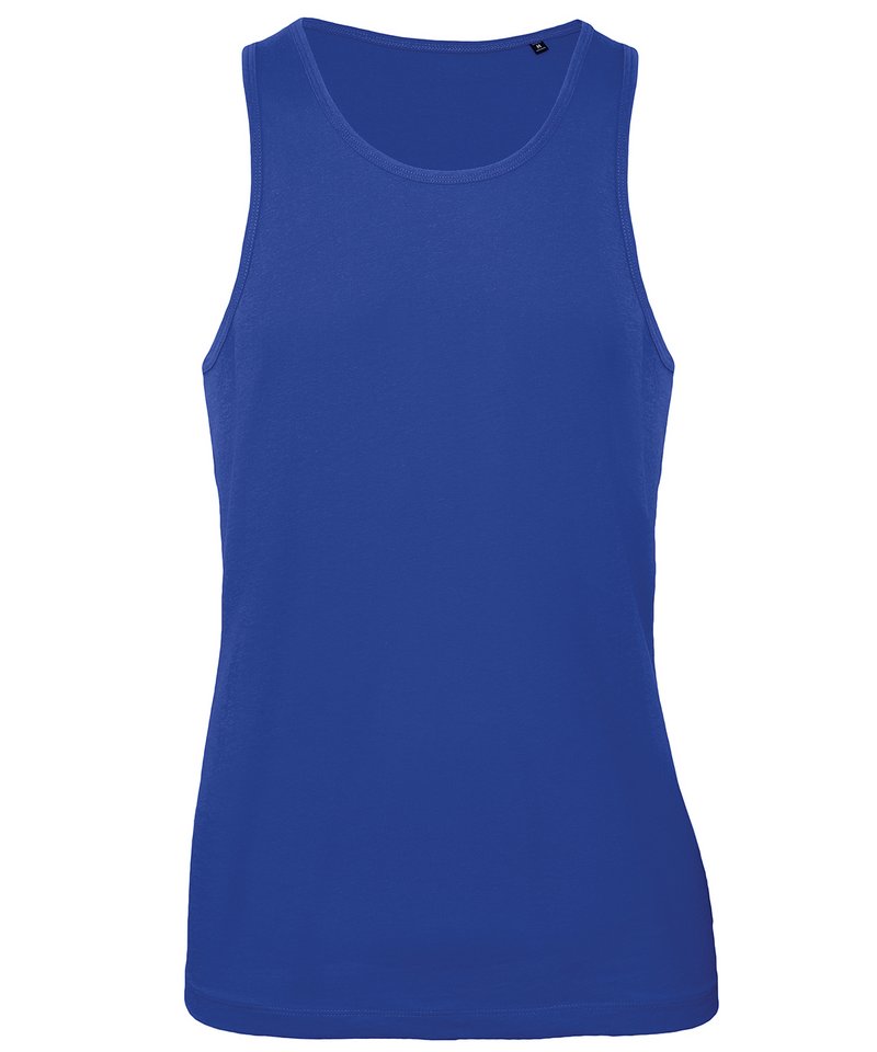 B&C Inspire Tank T Men's in S Cobalt Blue by B & C Collection — Custom branded clothing by Print Press, featuring premium embroidery produced in our specialist print lab in the UK.
