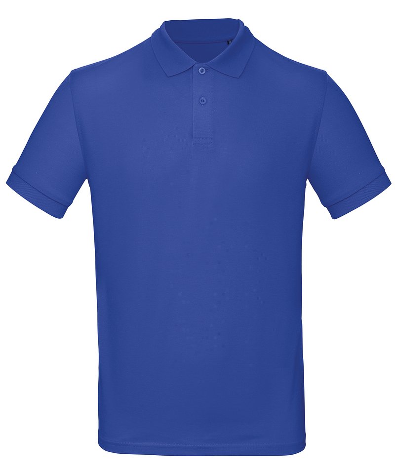 B&C Inspire Polo Men's - (2nd Colours) in Cobalt Blue by B & C Collection — Custom branded clothing by Print Press, featuring premium embroidery produced in our specialist print lab in the UK.