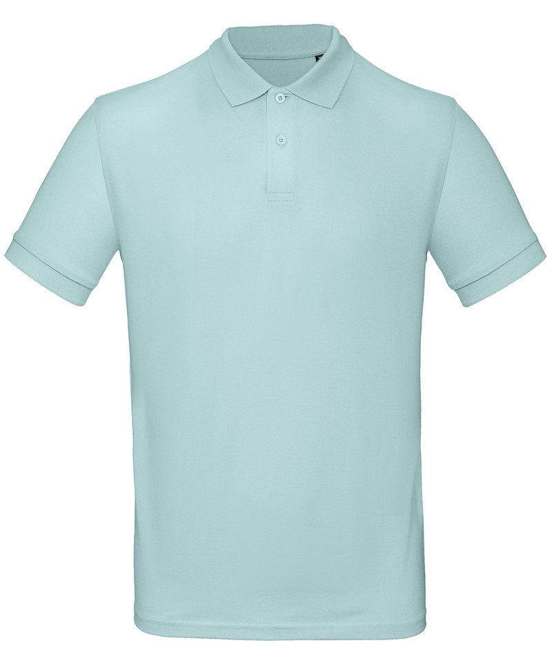 B&C Inspire Polo Men's in Milennial Mint by B & C Collection — Custom branded clothing by Print Press, featuring premium embroidery produced in our specialist print lab in the UK.