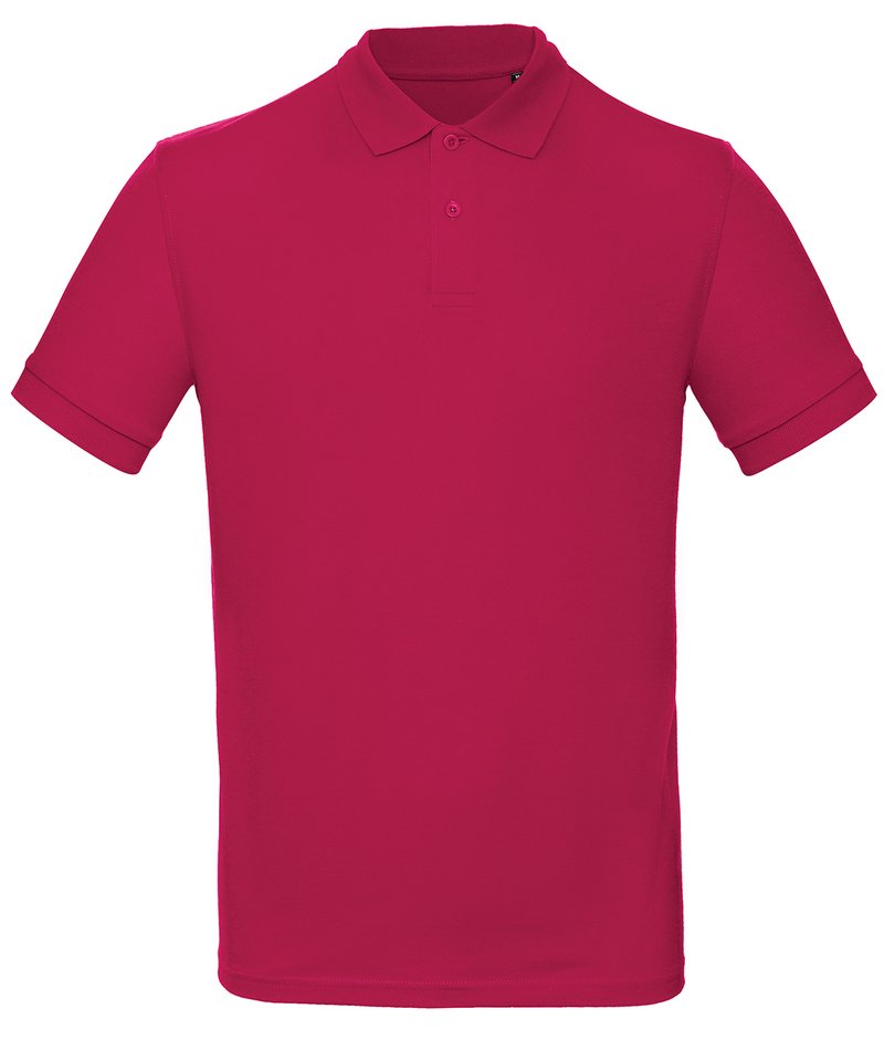 B&C Inspire Polo Men's in Sorbet by B & C Collection — Custom branded clothing by Print Press, featuring premium embroidery produced in our specialist print lab in the UK.