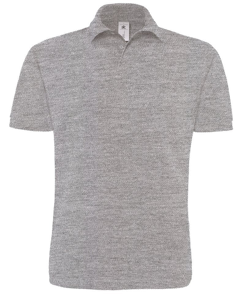 B&C Heavymill in Heather Grey by B & C Collection — Custom branded clothing by Print Press, featuring premium embroidery produced in our specialist print lab in the UK.