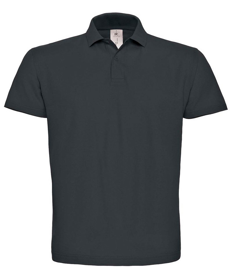B&C Id.001 Polo - (2nd Colours) in Anthracite by B & C Collection — Custom branded clothing by Print Press, featuring premium embroidery produced in our specialist print lab in the UK.