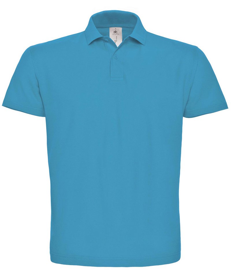 B&C Id.001 Polo - (2nd Colours) in Atoll by B & C Collection — Custom branded clothing by Print Press, featuring premium embroidery produced in our specialist print lab in the UK.