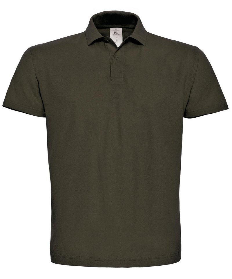 B&C Id.001 Polo - (2nd Colours) in Brown by B & C Collection — Custom branded clothing by Print Press, featuring premium embroidery produced in our specialist print lab in the UK.