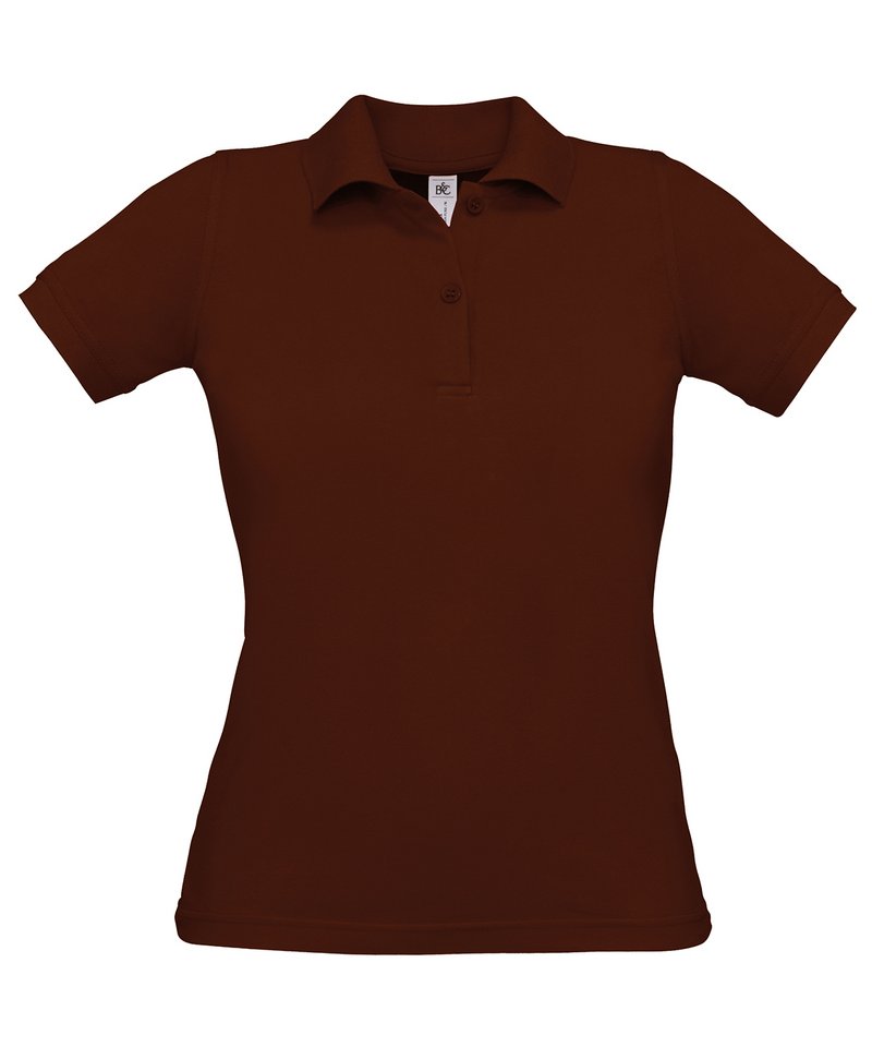 B&C Safran Pure Women's in Brown by B & C Collection — Custom branded clothing by Print Press, featuring premium embroidery produced in our specialist print lab in the UK.