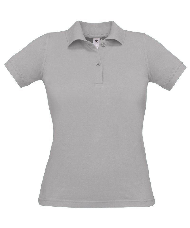 B&C Safran Pure Women's in Heather Grey by B & C Collection — Custom branded clothing by Print Press, featuring premium embroidery produced in our specialist print lab in the UK.