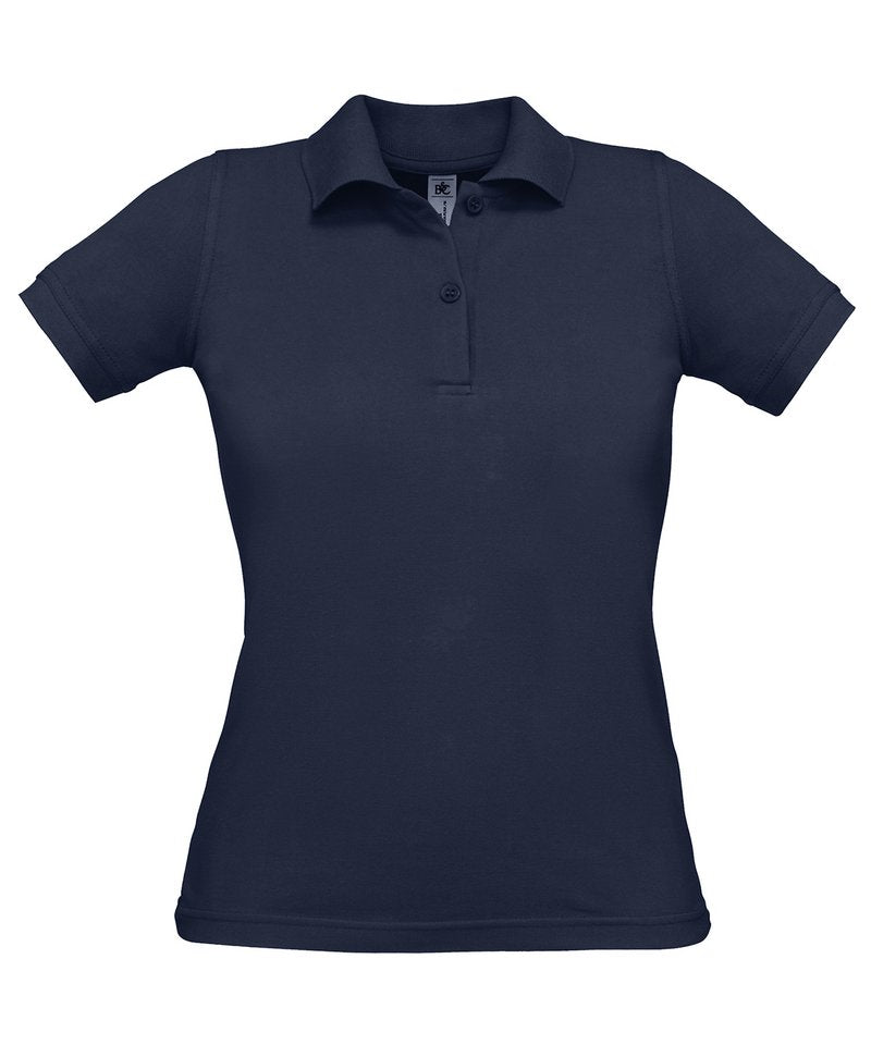 B&C Safran Pure Women's in Navy by B & C Collection — Custom branded clothing by Print Press, featuring premium embroidery produced in our specialist print lab in the UK.