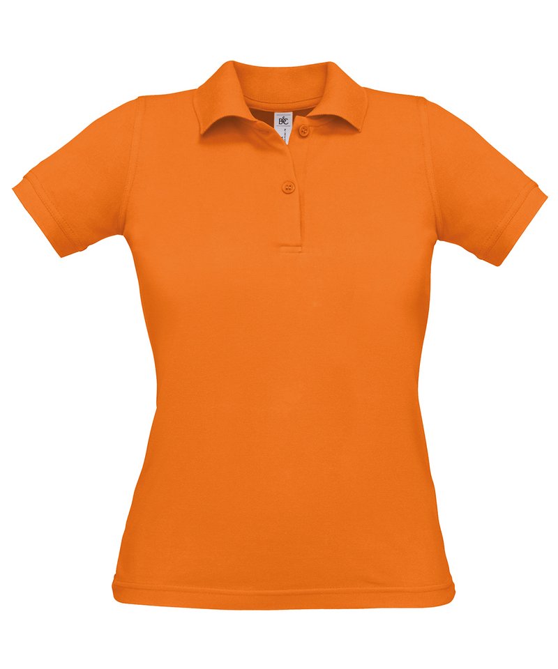 B&C Safran Pure Women's in Pumpkin Orange by B & C Collection — Custom branded clothing by Print Press, featuring premium embroidery produced in our specialist print lab in the UK.