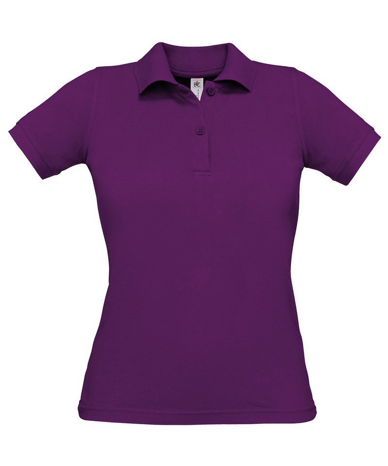 B&C Safran Pure Women's in Purple by B & C Collection — Custom branded clothing by Print Press, featuring premium embroidery produced in our specialist print lab in the UK.