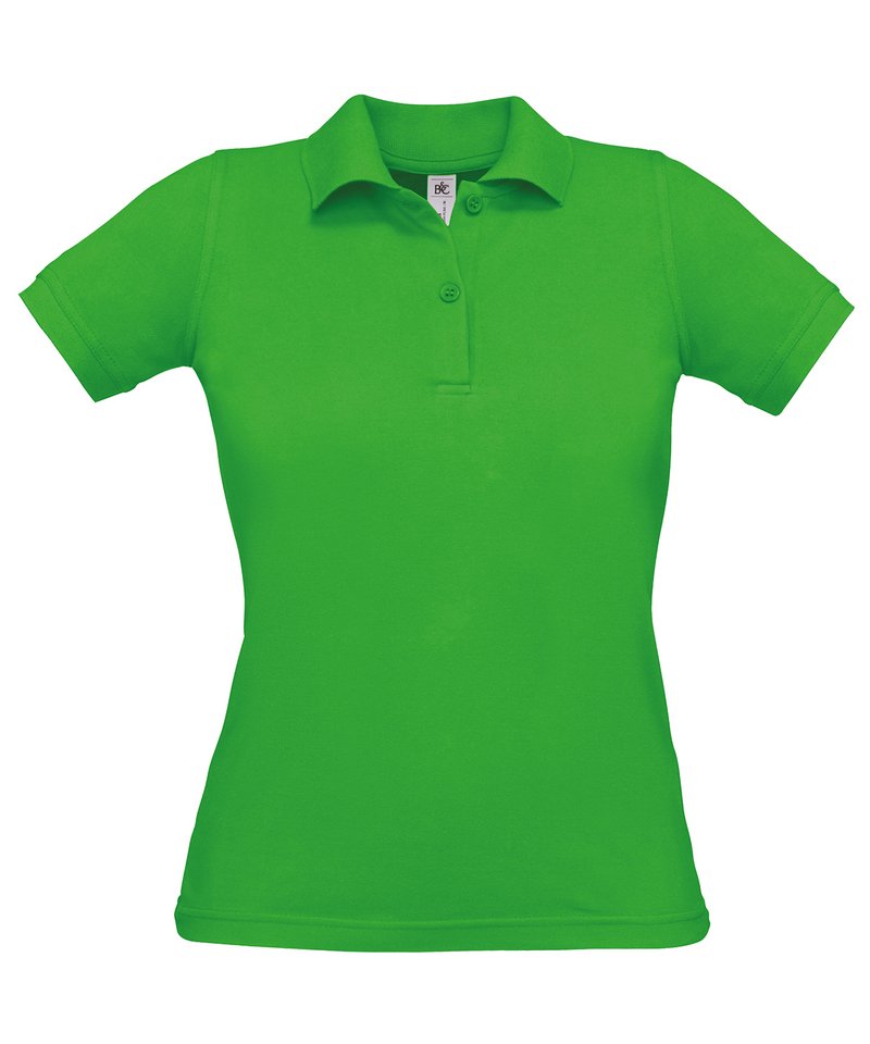 B&C Safran Pure Women's in Real Green by B & C Collection — Custom branded clothing by Print Press, featuring premium embroidery produced in our specialist print lab in the UK.