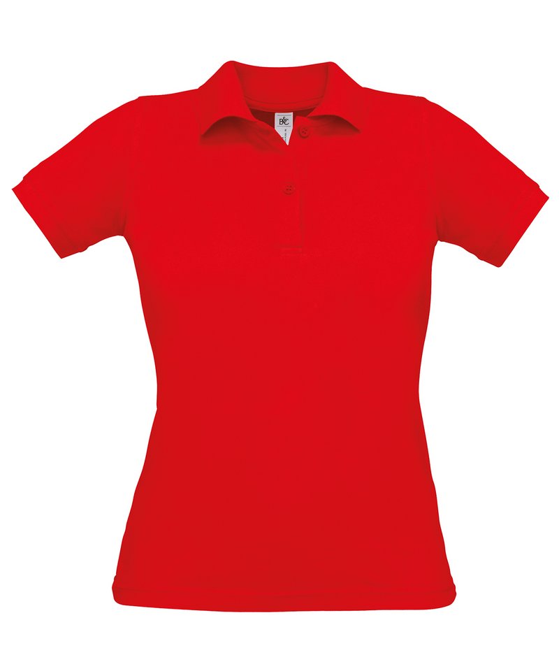 B&C Safran Pure Women's in Red by B & C Collection — Custom branded clothing by Print Press, featuring premium embroidery produced in our specialist print lab in the UK.