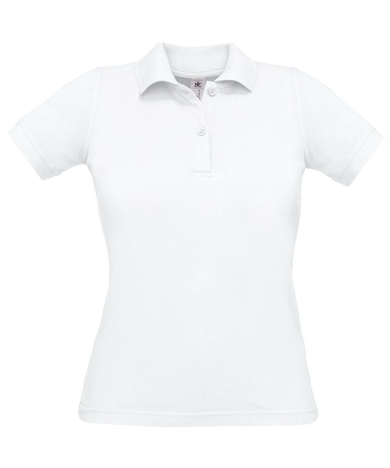 B&C Safran Pure Women's in White by B & C Collection — Custom branded clothing by Print Press, featuring premium embroidery produced in our specialist print lab in the UK.