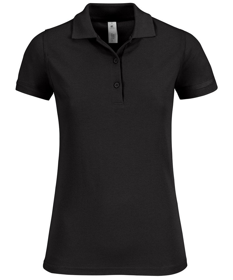 B&C Safran Timeless Women's in Black by B & C Collection — Custom branded clothing by Print Press, featuring premium embroidery produced in our specialist print lab in the UK.