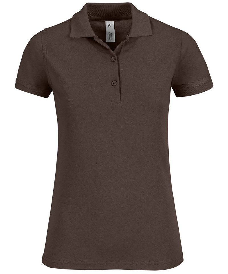 B&C Safran Timeless Women's in Brown by B & C Collection — Custom branded clothing by Print Press, featuring premium embroidery produced in our specialist print lab in the UK.
