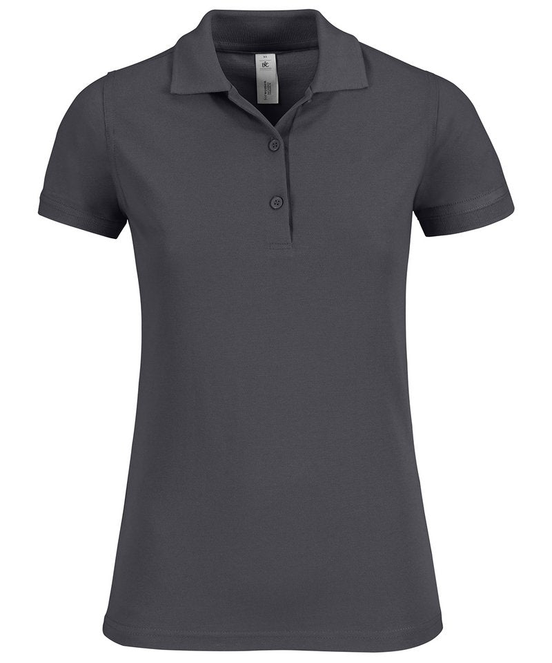 B&C Safran Timeless Women's in Dark Grey by B & C Collection — Custom branded clothing by Print Press, featuring premium embroidery produced in our specialist print lab in the UK.