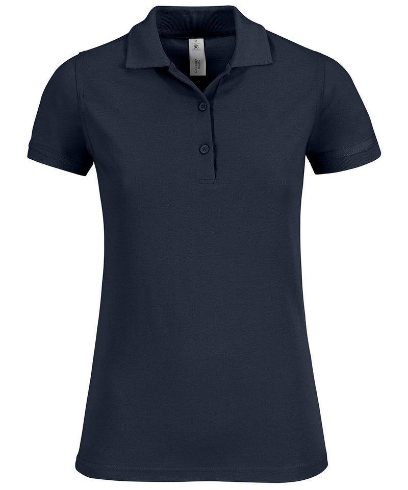 B&C Safran Timeless Women's in Navy by B & C Collection — Custom branded clothing by Print Press, featuring premium embroidery produced in our specialist print lab in the UK.