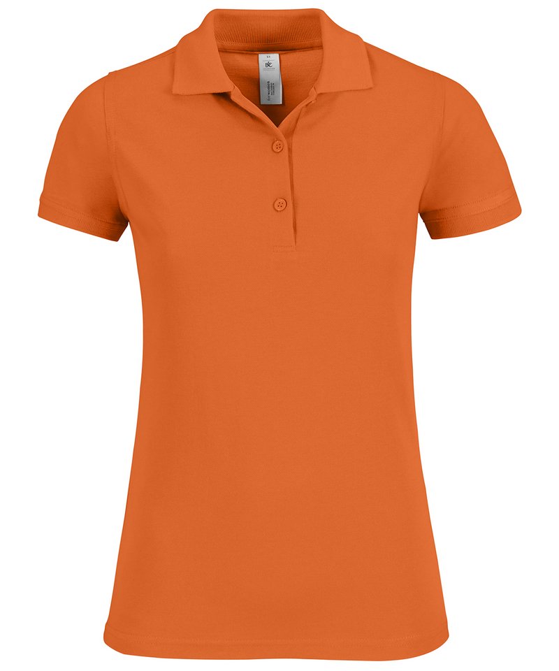 B&C Safran Timeless Women's in Pumpkin Orange by B & C Collection — Custom branded clothing by Print Press, featuring premium embroidery produced in our specialist print lab in the UK.