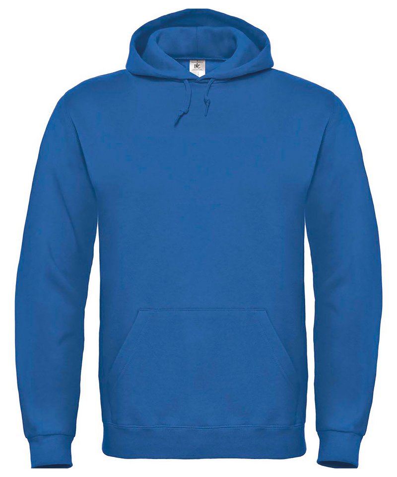 B&C Id.003 Hooded Sweatshirt in Royal Blue by B & C Collection — Custom branded clothing by Print Press, featuring premium embroidery produced in our specialist print lab in the UK.