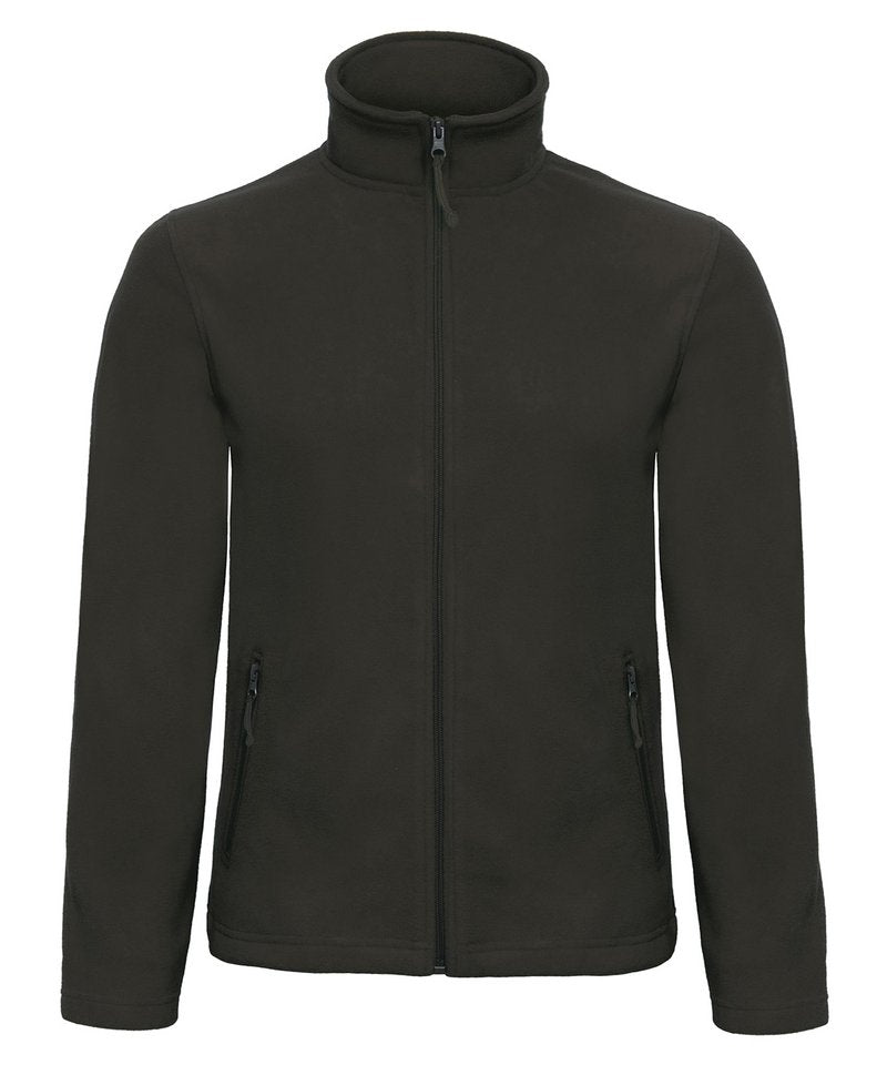 B&C Id.501 Fleece in Black by B & C Collection — Custom branded clothing by Print Press, featuring premium embroidery produced in our specialist print lab in the UK.