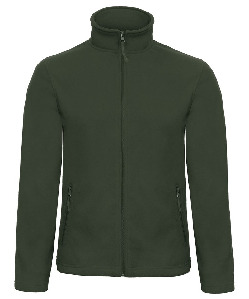 B&C Id.501 Fleece in Forest Green by B & C Collection — Custom branded clothing by Print Press, featuring premium embroidery produced in our specialist print lab in the UK.