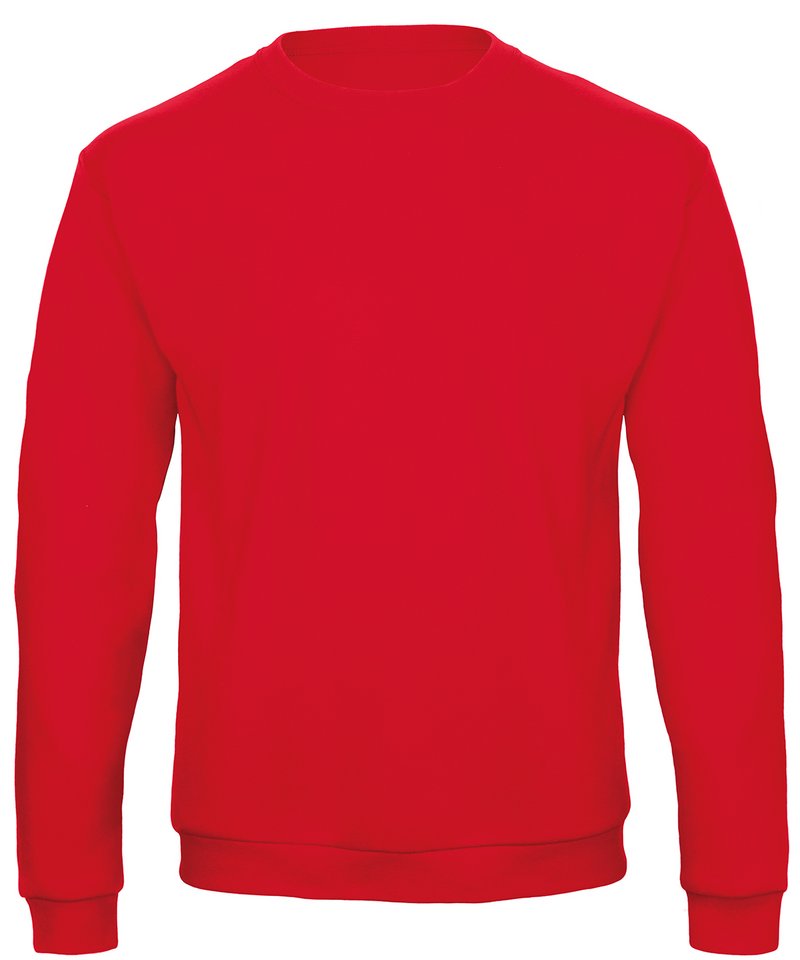B&C Id.202 50/50 Sweatshirt in by B & C Collection — Custom branded clothing by Print Press, featuring premium embroidery produced in our specialist print lab in the UK.