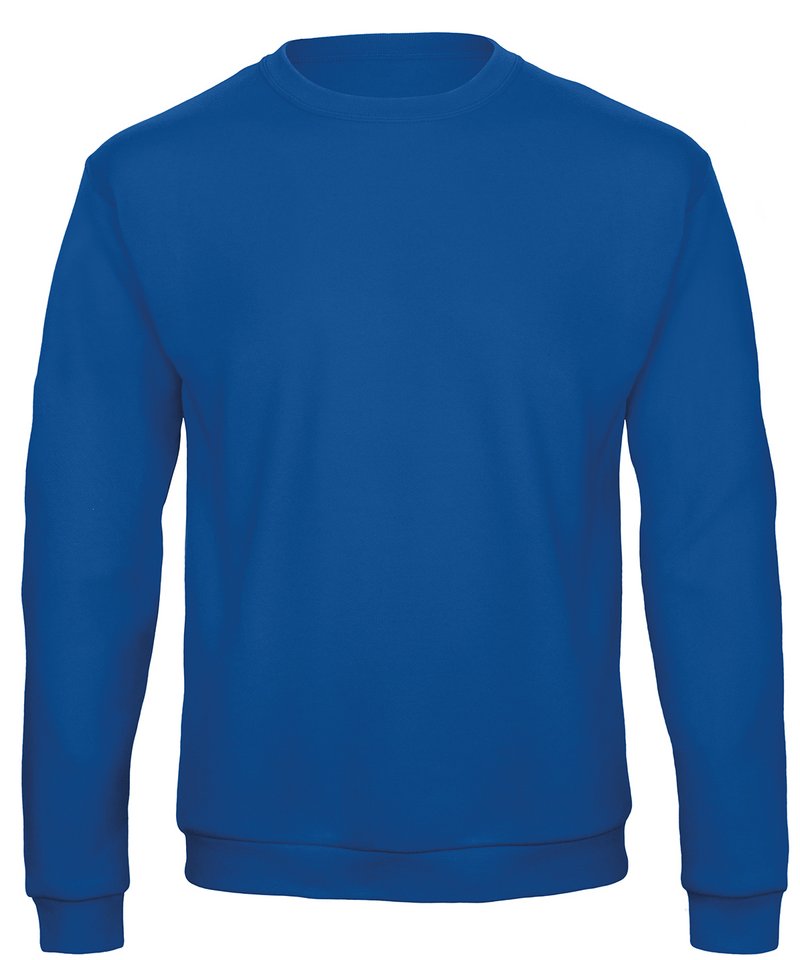 B&C Id.202 50/50 Sweatshirt in by B & C Collection — Custom branded clothing by Print Press, featuring premium embroidery produced in our specialist print lab in the UK.