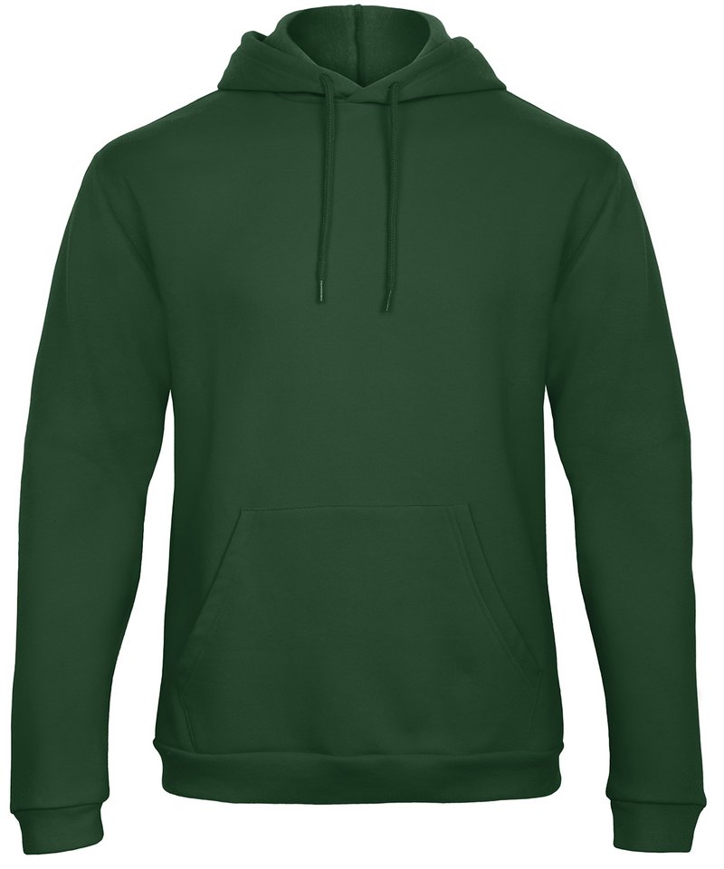 B&C Id.203 50/50 Sweatshirt in Bottle Green by B & C Collection — Custom branded clothing by Print Press, featuring premium embroidery produced in our specialist print lab in the UK.