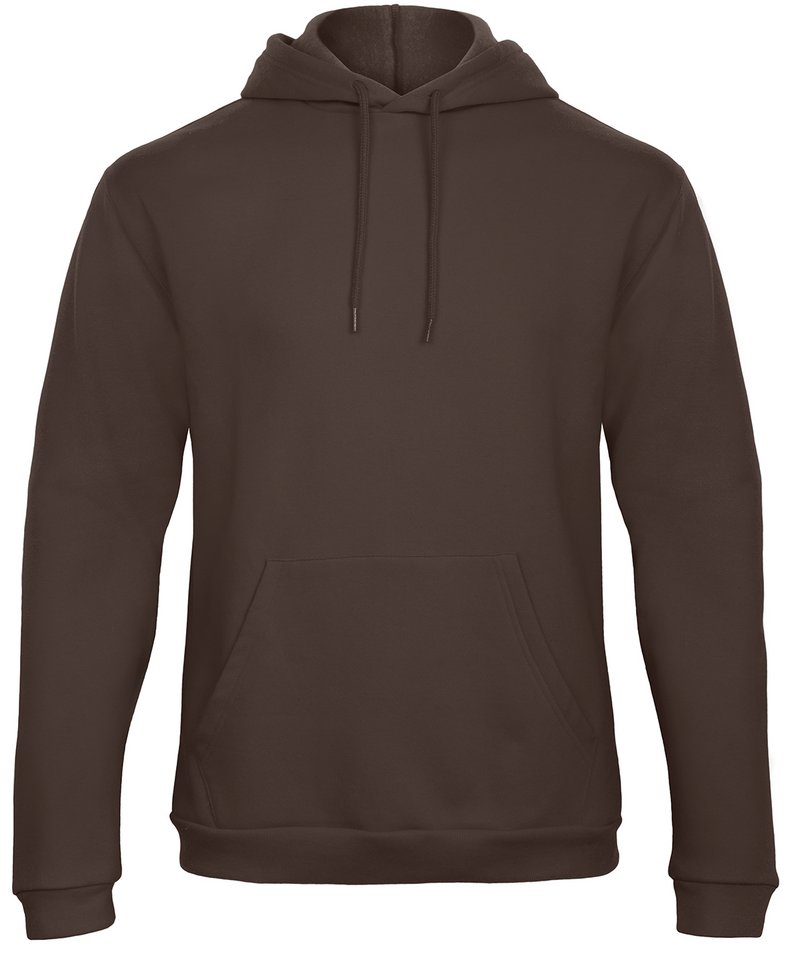 B&C Id.203 50/50 Sweatshirt in Brown by B & C Collection — Custom branded clothing by Print Press, featuring premium embroidery produced in our specialist print lab in the UK.