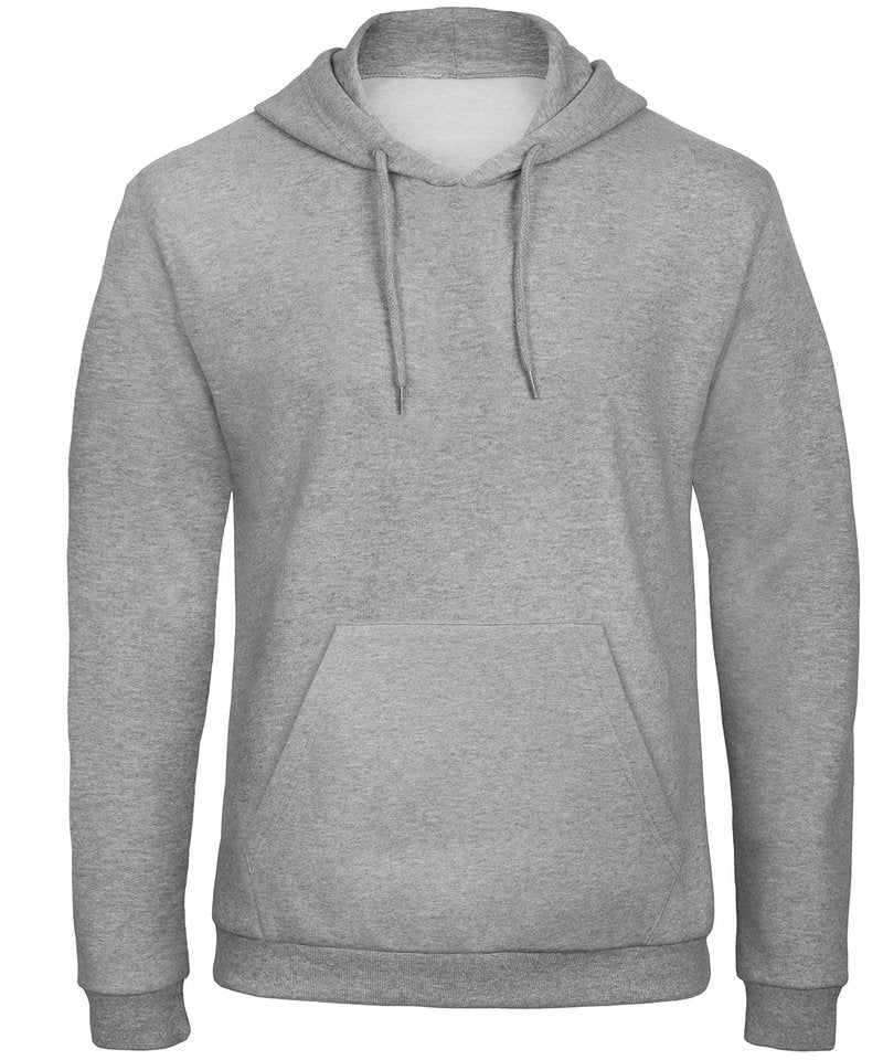 B&C Id.203 50/50 Sweatshirt in Heather Grey by B & C Collection — Custom branded clothing by Print Press, featuring premium embroidery produced in our specialist print lab in the UK.