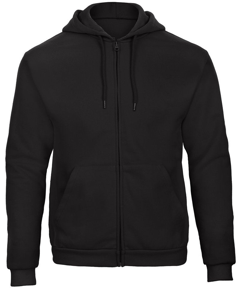 B&C Id.205 50/50 Sweatshirt in Black by B & C Collection — Custom branded clothing by Print Press, featuring premium embroidery produced in our specialist print lab in the UK.