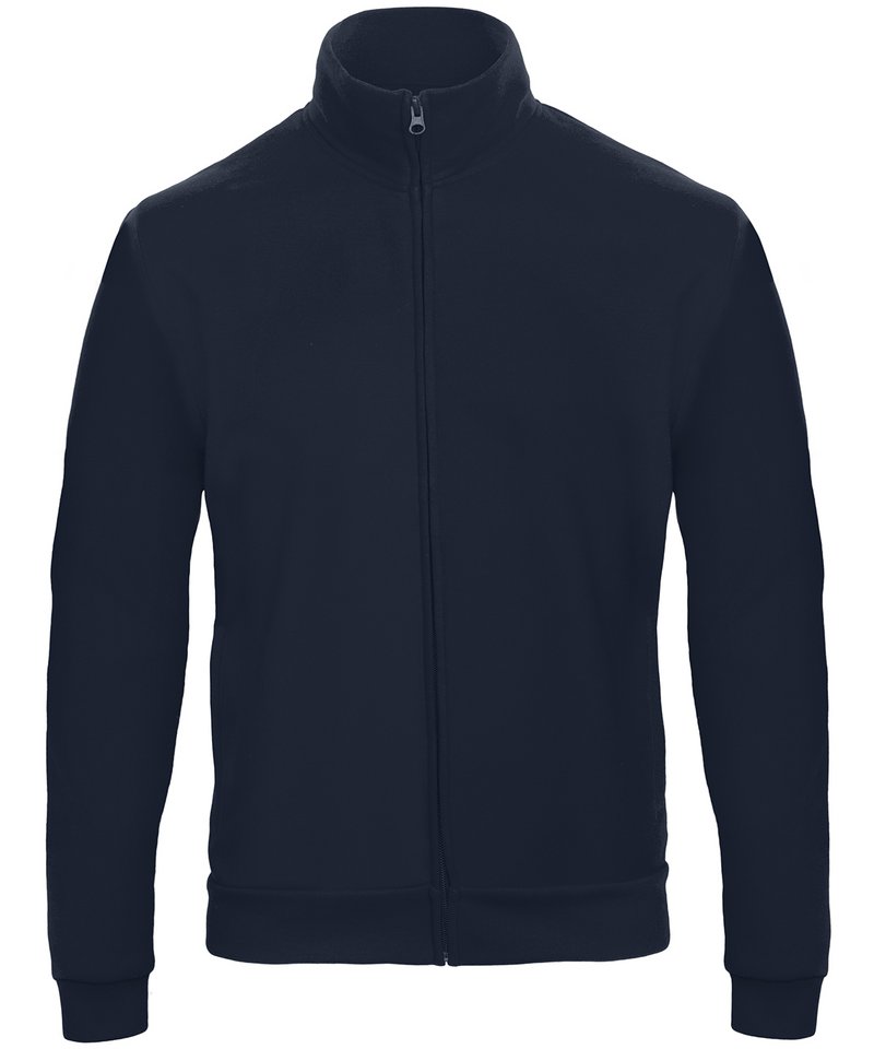 B&C Id.206 50/50 Sweatshirt in Navy by B & C Collection — Custom branded clothing by Print Press, featuring premium embroidery produced in our specialist print lab in the UK.