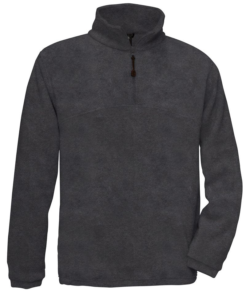 B&C Highlander+ Fleece in Charcoal by B & C Collection — Custom branded clothing by Print Press, featuring premium embroidery produced in our specialist print lab in the UK.