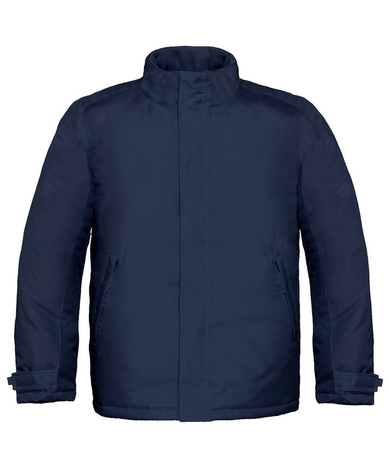 Real+ Men's in Navy by B & C Collection — Custom branded clothing by Print Press, featuring premium embroidery produced in our specialist print lab in the UK.