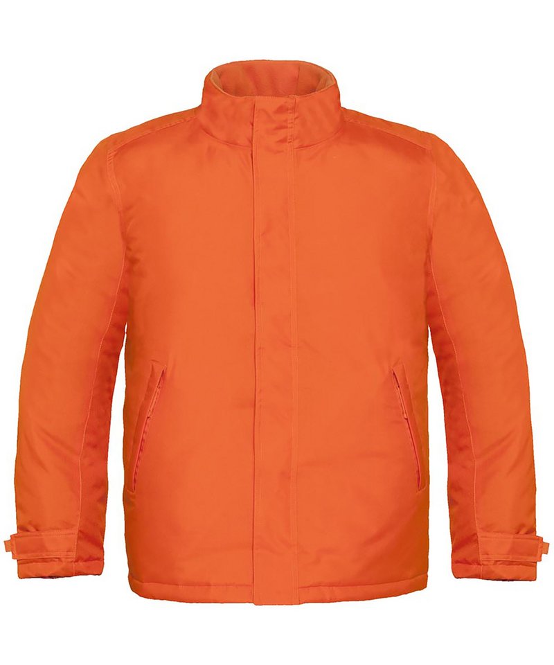 Real+ Men's in Orange by B & C Collection — Custom branded clothing by Print Press, featuring premium embroidery produced in our specialist print lab in the UK.