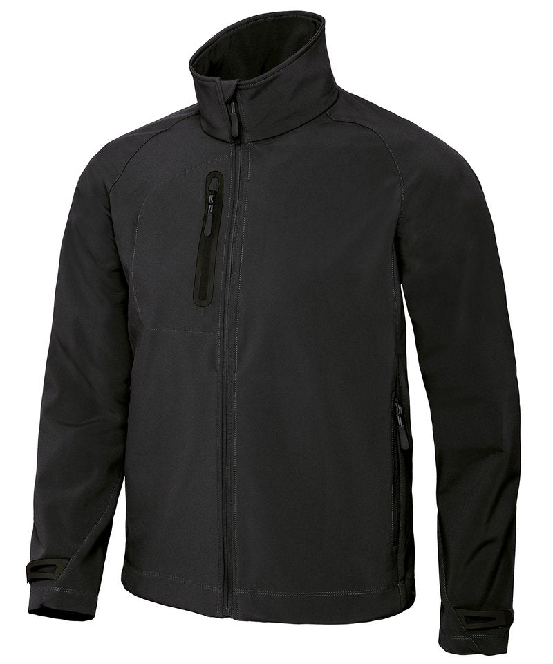 B&C X-Lite Softshell Men's in Black by B & C Collection — Custom branded clothing by Print Press, featuring premium embroidery produced in our specialist print lab in the UK.