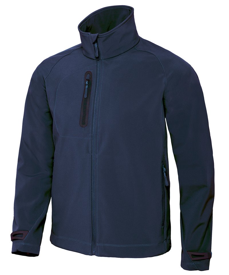 B&C X-Lite Softshell Men's in Navy by B & C Collection — Custom branded clothing by Print Press, featuring premium embroidery produced in our specialist print lab in the UK.